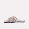 Gold Comfy Flat Fancy Slippers for Women