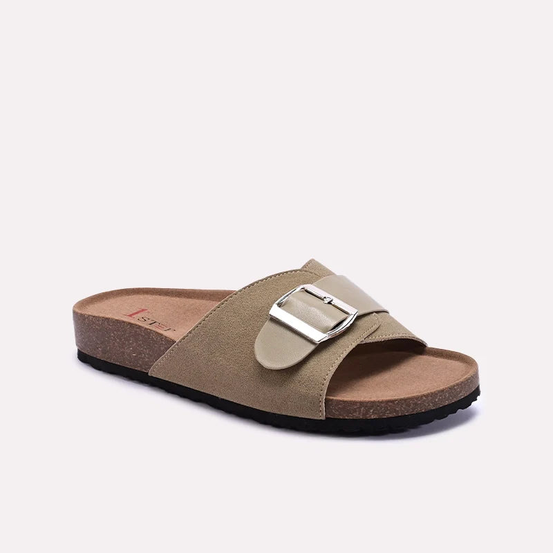 Green Casual Slippers