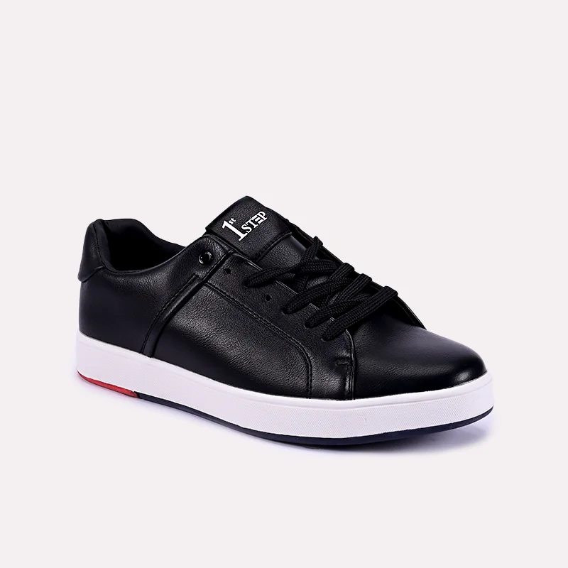 aaron black sneakers