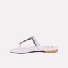 addison white fancy slippers for women