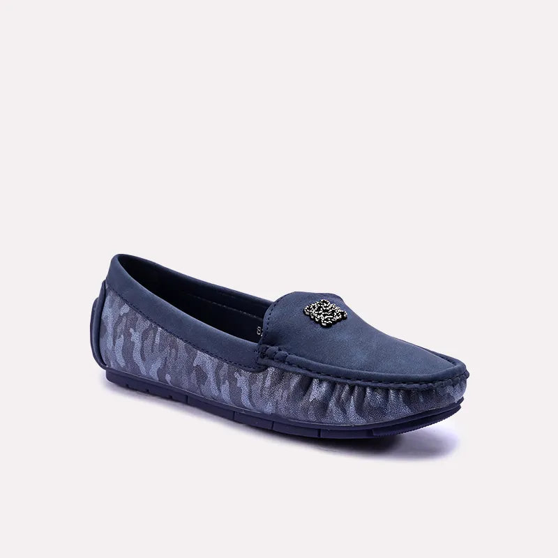 agnessa blue casual pumps