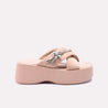 alison women fawn casual platform slides