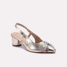 amabel gold bridal pumps