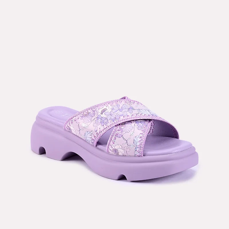 amy purple comfy slippers