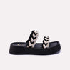 annabelle women black platform slides