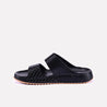 archer black casual slippers for men