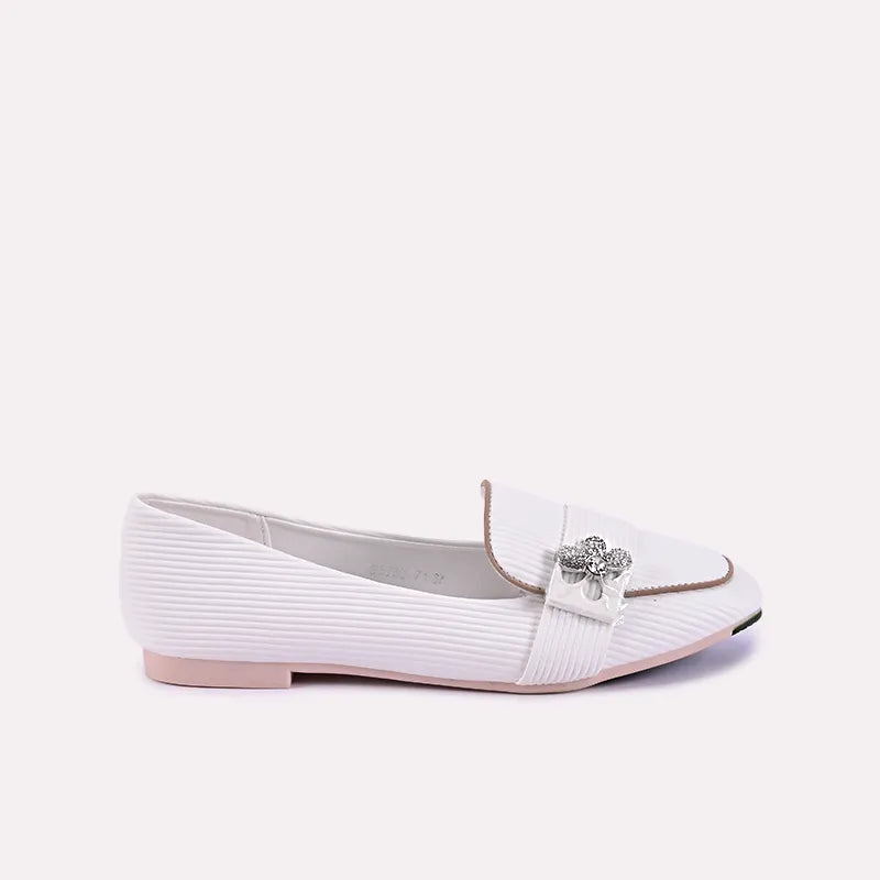 ariana women white casual pumps