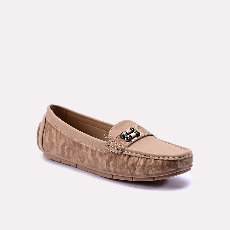 arina light brown casual pumps