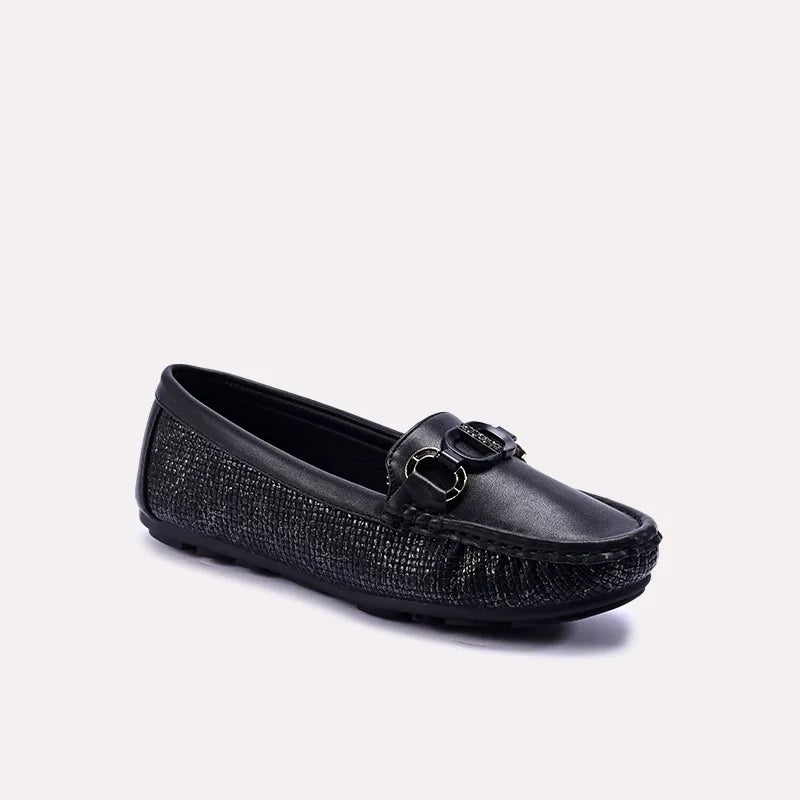 arisha black casual pumps