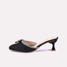 astra black fancy heel pumps for women