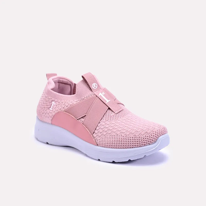 audrina pink slip on sneakers