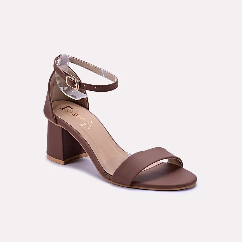 aura brown fancy sandals