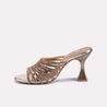 aurelia gold bridal heel slippers for women