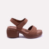 aveline womens brown chunky casual sandals