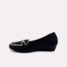 aylin black casual pumps for women