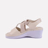 beatrice fawn soft casual sandals for women