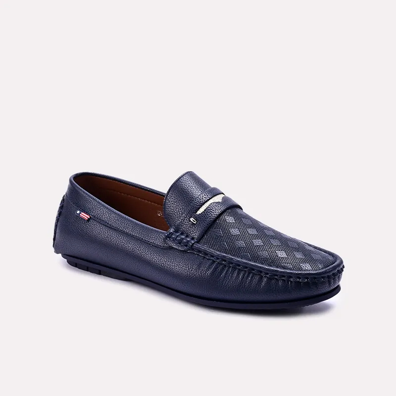 berenger blue penny loafers