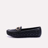 bettina black moccasin for women