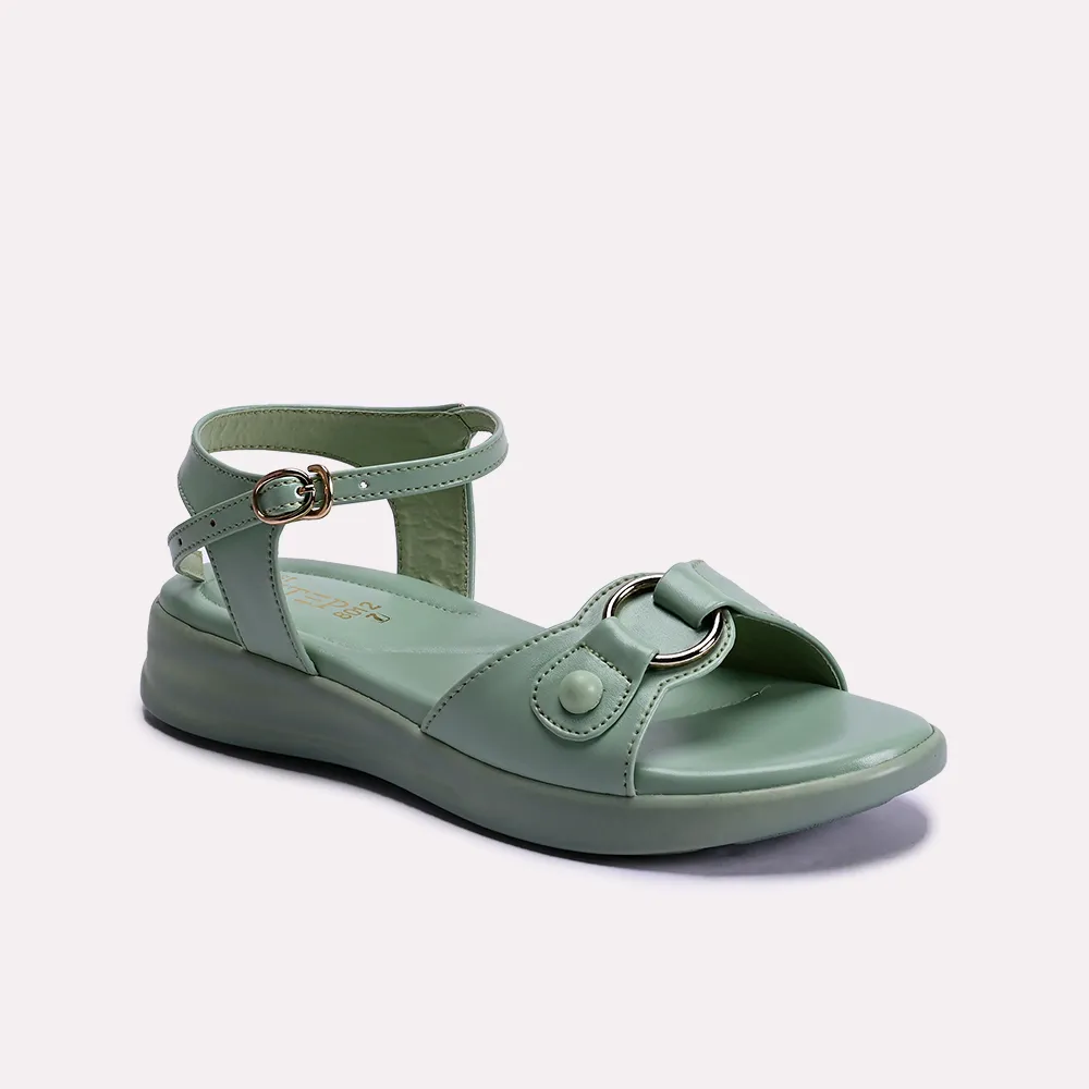 betty green soft sandals