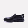 bexley black slip on dress shoes for mens