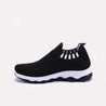 Black Slip On Sneakers