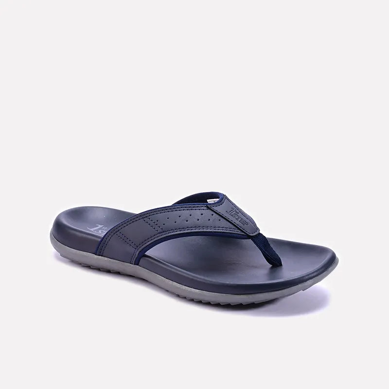 Blue Soft Flip Flops For Men 0151065