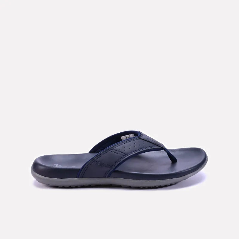 Blue Soft Flip Flops For Men 0151065