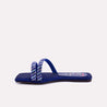 bliss blue fancy slippers  for womens