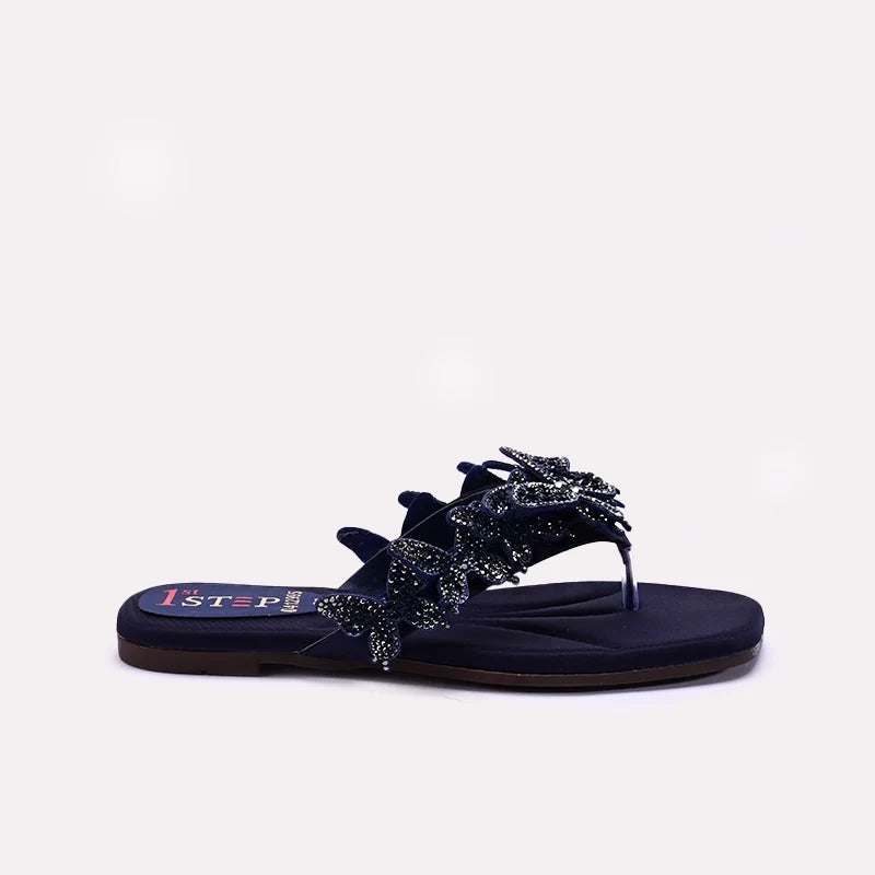Blue Fancy Slippers