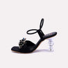 breeze black fancy sandals  for womens