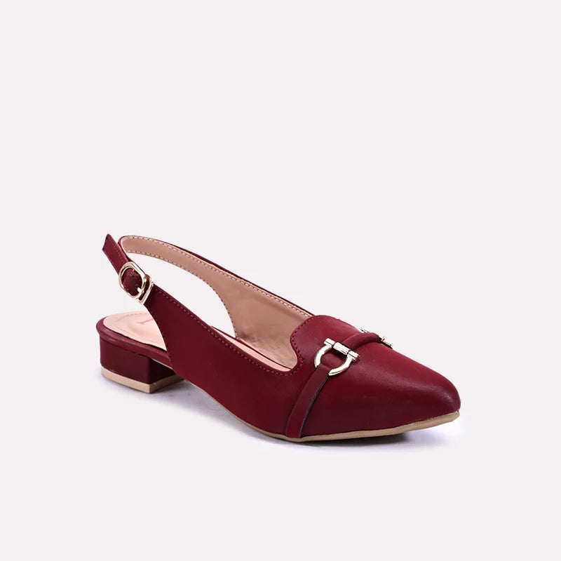 briara maroon fancy pumps