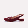 briara maroon fancy pumps for mens