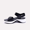 brielle black chunky casual sandals for women