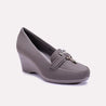 brigitte gray casual court shoes