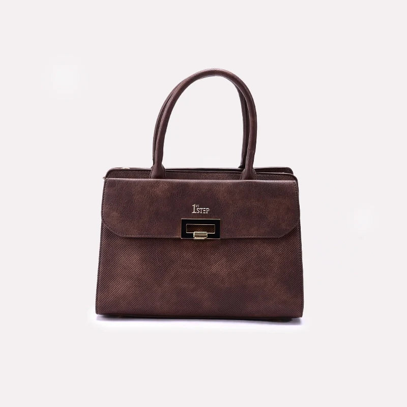Brown Casual Shoulder Bags