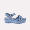 cadence women blue soft sandals