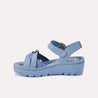 cadence blue soft sandals for women