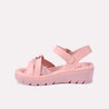 cadence pink soft sandals for women