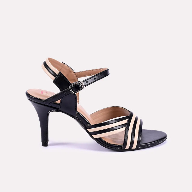 cami women black casual heel sandals