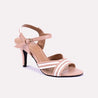 cami peach casual heel sandals