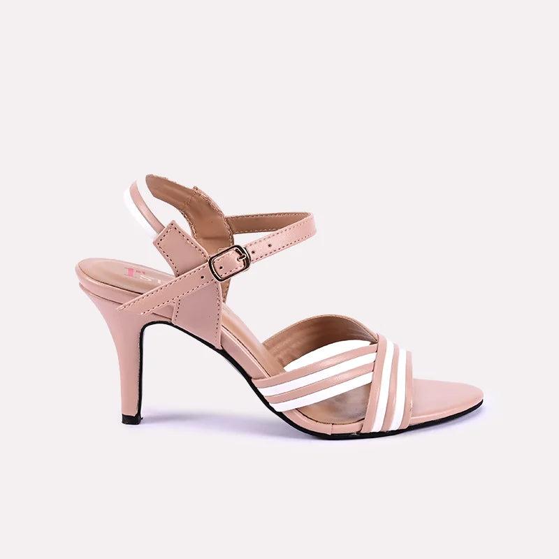 cami women peach casual heel sandals