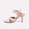 cami peach casual heel sandals for women