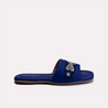 camila blue women fancy slippers