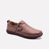 carlington casual brown slip on shoes