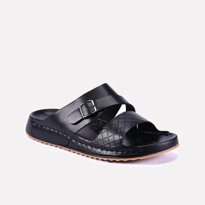 carter black casual slippers