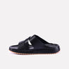 carter black casual slippers for men