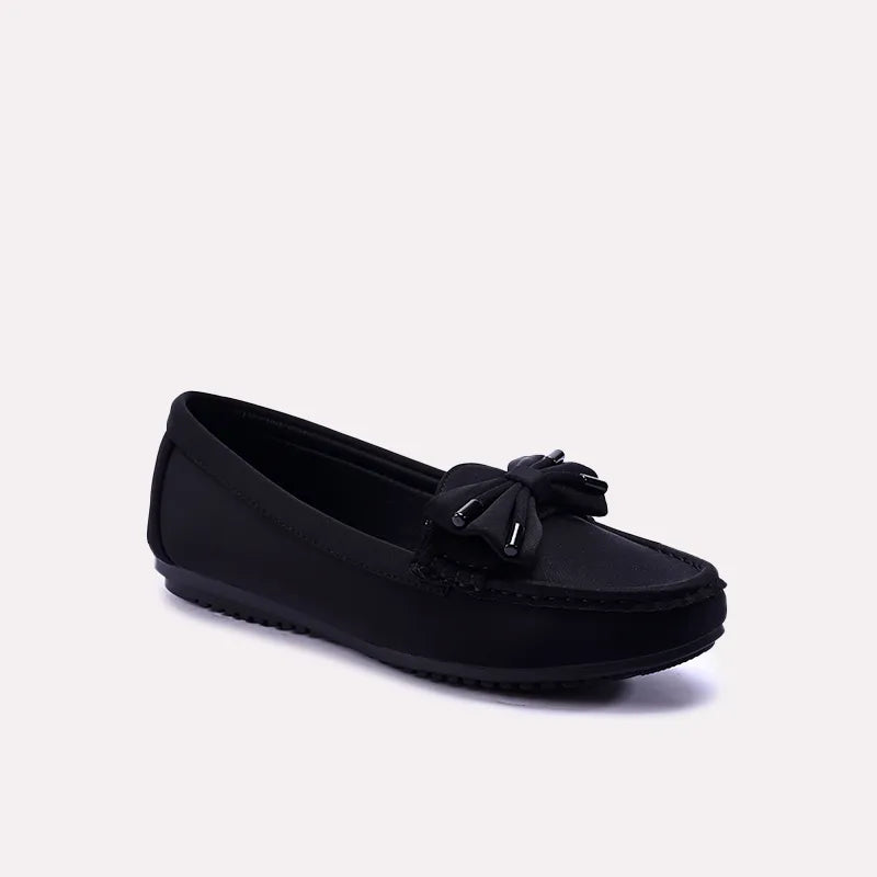 catriona black casual pumps