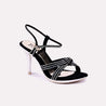 celestia black sheen bridal sandals