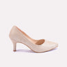 celestina womens fawn casual heel pumps