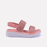 celia women pink soft casual sandals